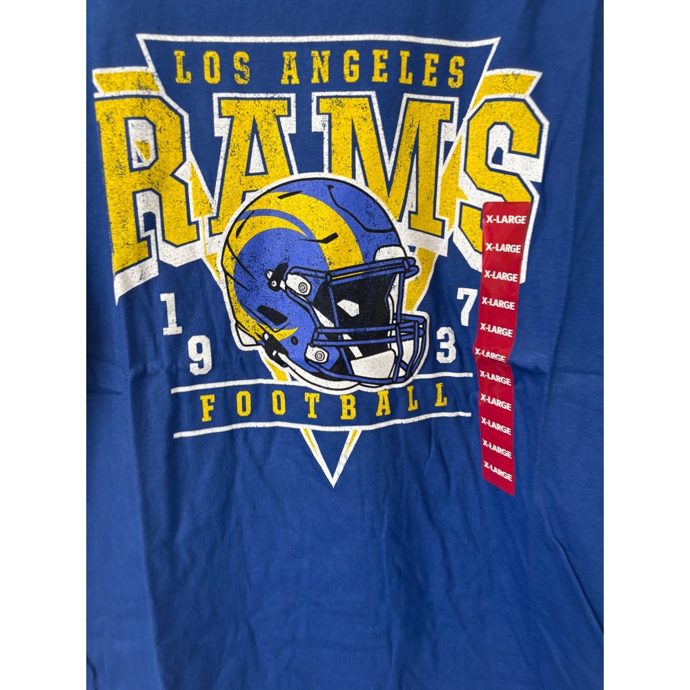 New Los Angeles Rams Football Graphic Tee – Blue – Size XL - Picture 3 of 6